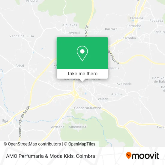 AMO Perfumaria & Moda Kids map