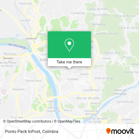 Ponto Pack InPost map