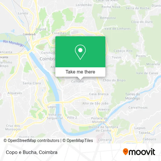 Copo e Bucha map