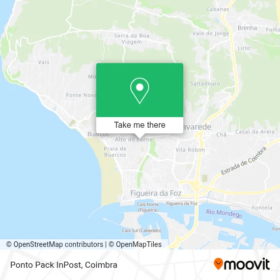 Ponto Pack InPost map