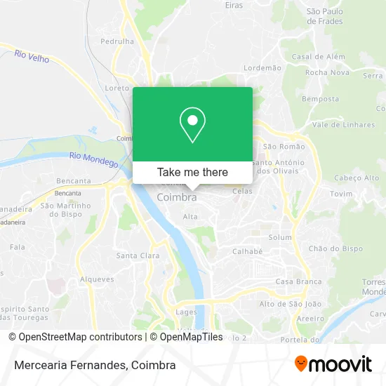 Mercearia Fernandes map