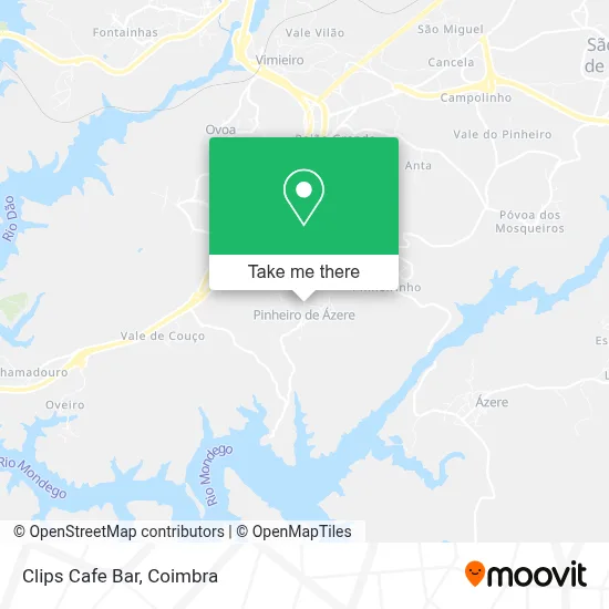 Clips Cafe Bar map