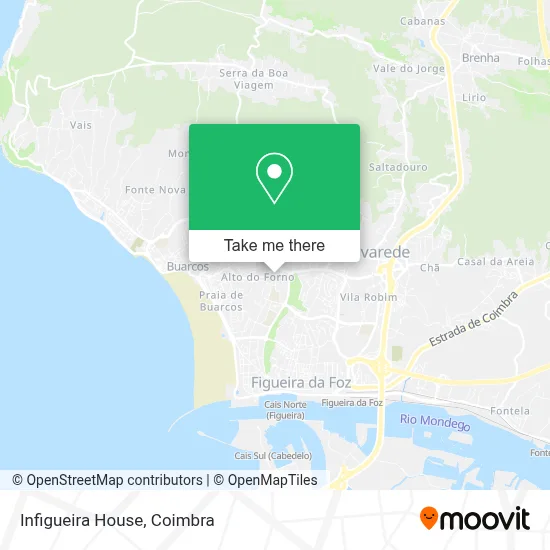 Infigueira House map