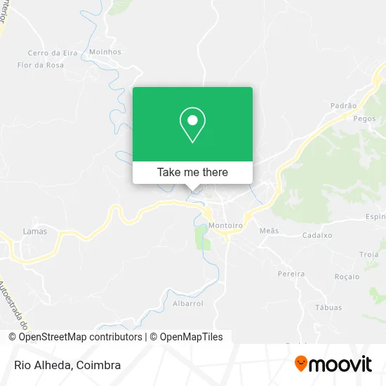 Rio Alheda mapa