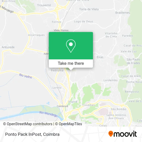 Ponto Pack InPost map