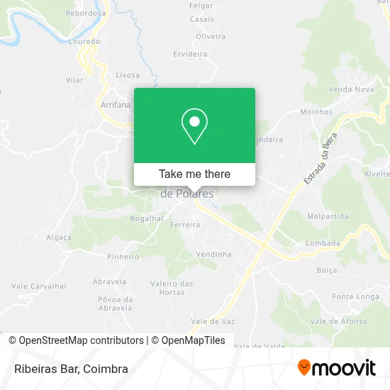 Ribeiras Bar map
