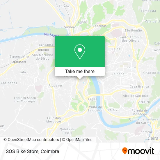 SOS Bike Store map