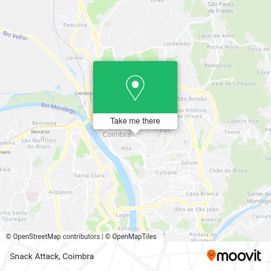 Snack Attack map