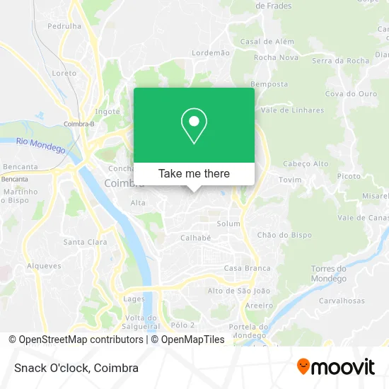 Snack O'clock map