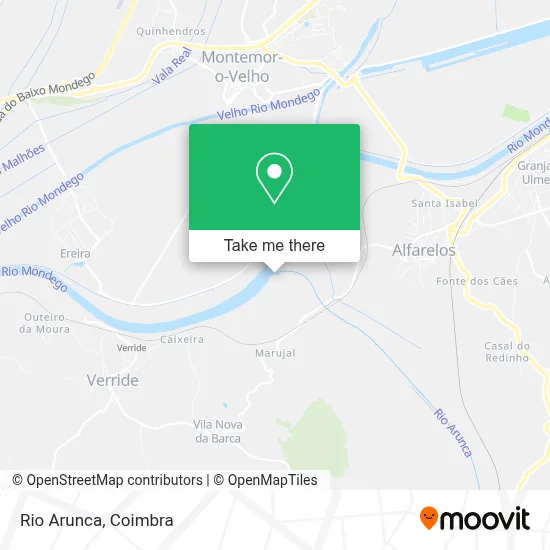 Rio Arunca mapa