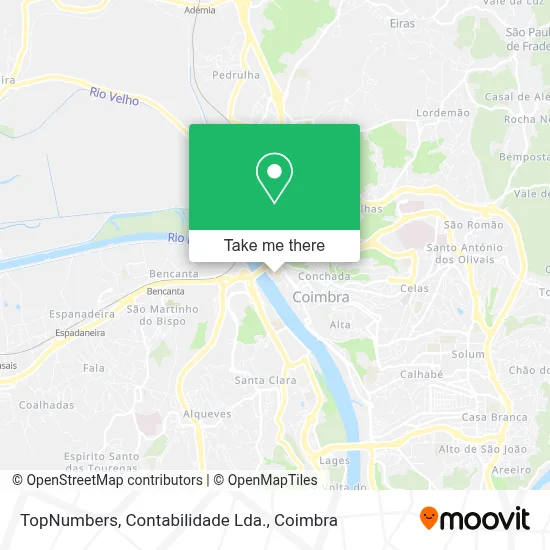 TopNumbers, Contabilidade Lda. map