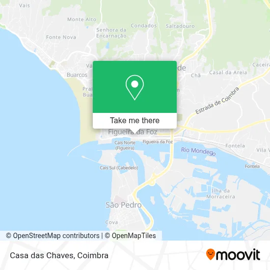 Casa das Chaves map