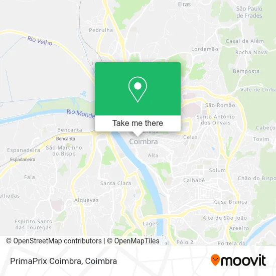PrimaPrix Coimbra map