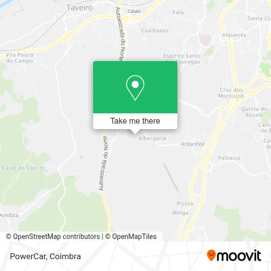 PowerCar map