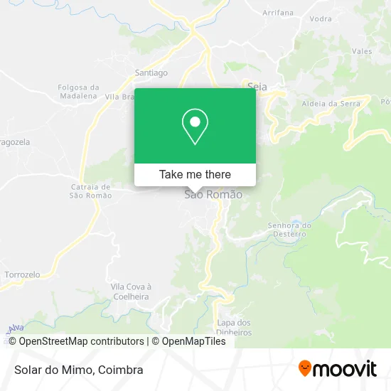 Solar do Mimo map
