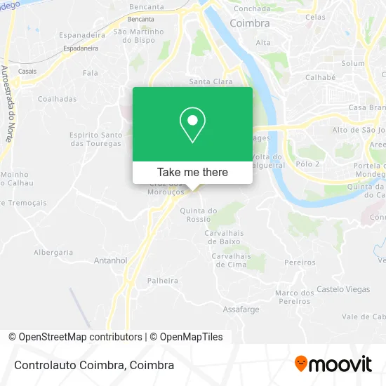 Controlauto Coimbra map