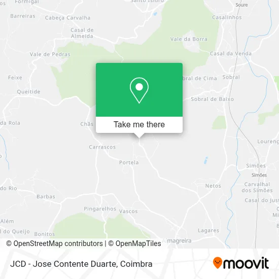 JCD - Jose Contente Duarte map