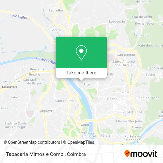 Tabacaria Mimos e Comp. map