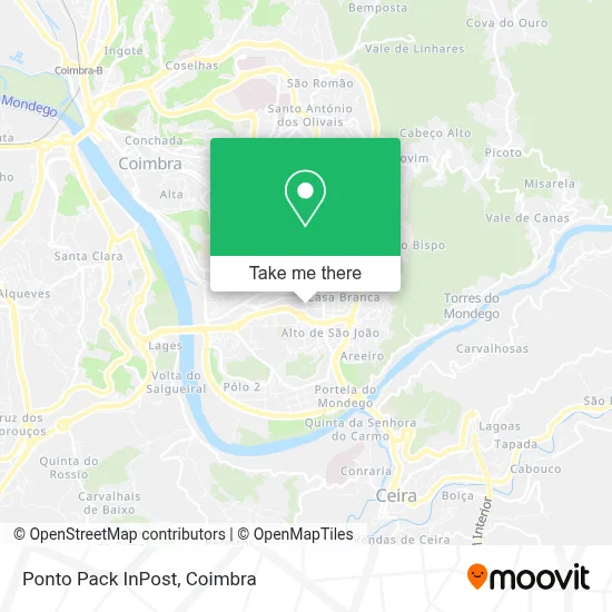 Ponto Pack InPost map