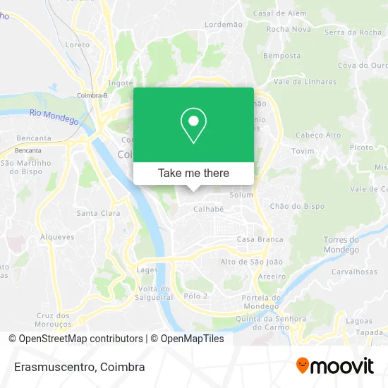 Erasmuscentro map