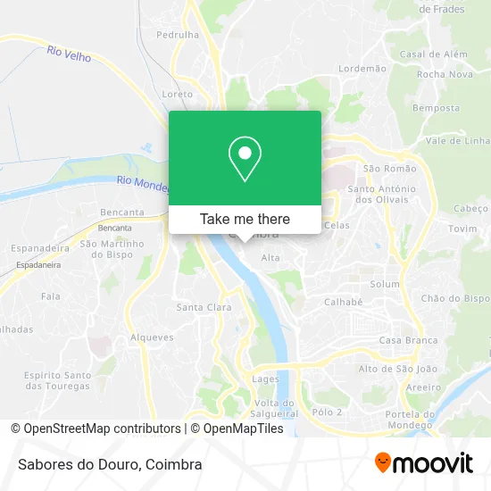 Sabores do Douro map