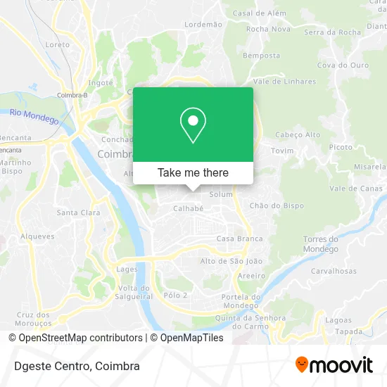 Dgeste Centro map