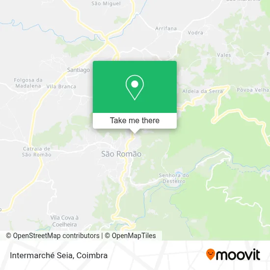 Intermarché Seia map