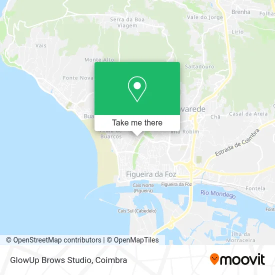 GlowUp Brows Studio map