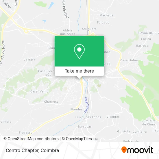 Centro Chapter map
