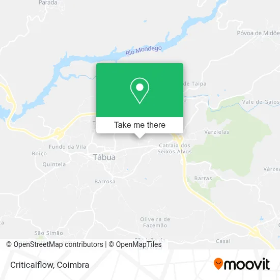 Criticalflow map