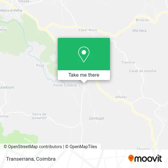 Transerrana map
