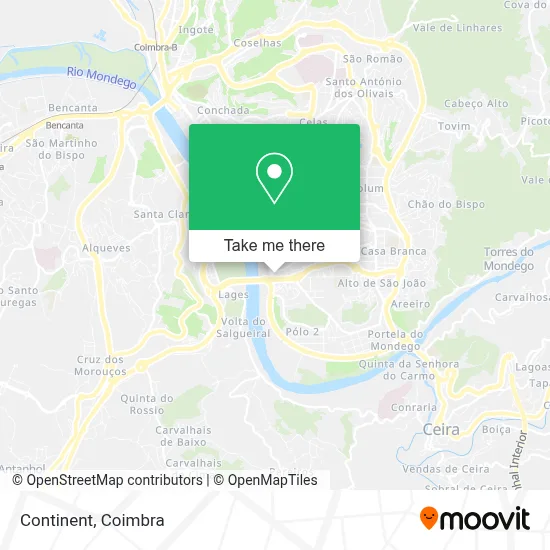 Continente map