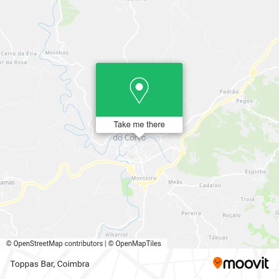 Toppas Bar map