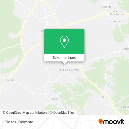 Plasce map