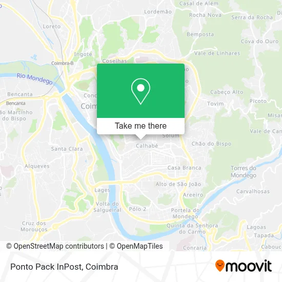 Ponto Pack InPost map