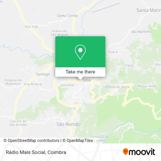 Rádio Mais Social map
