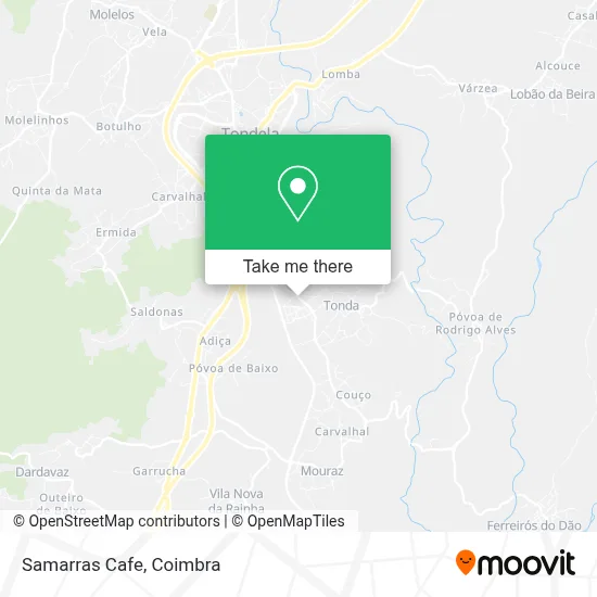 Samarras Cafe map