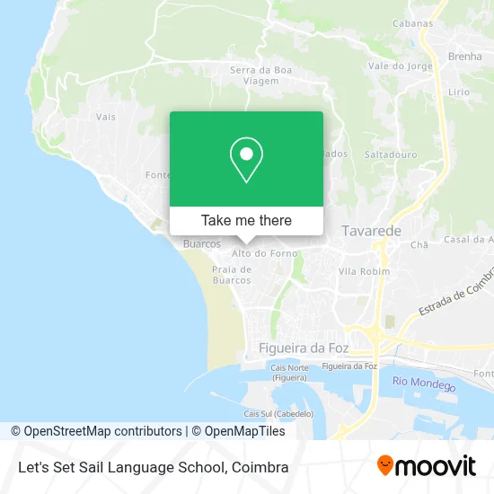 Let's Set Sail Language School map