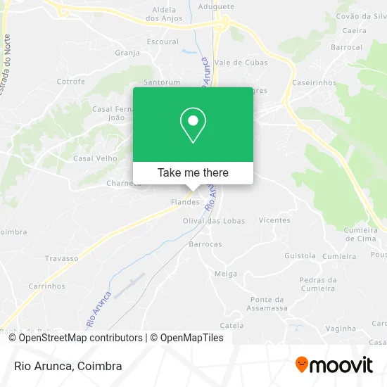 Rio Arunca mapa