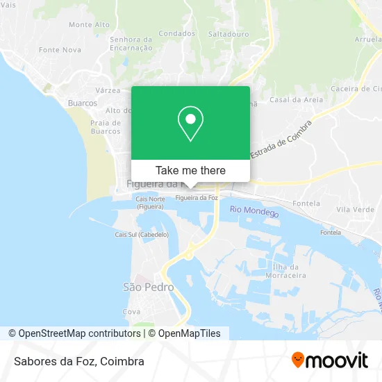 Sabores da Foz map