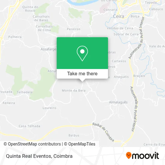 Quinta Real Eventos map