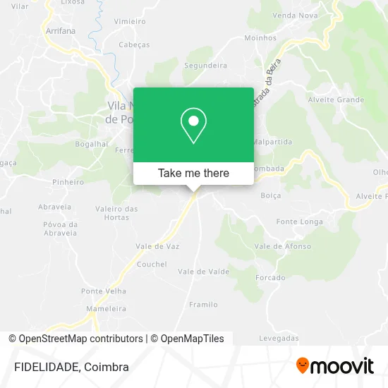 FIDELIDADE map