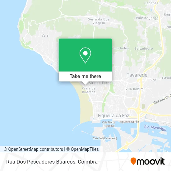 Rua Dos Pescadores Buarcos map