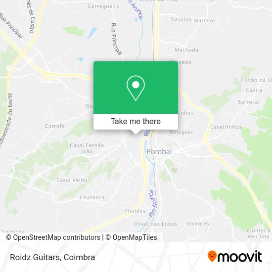 Roidz Guitars map