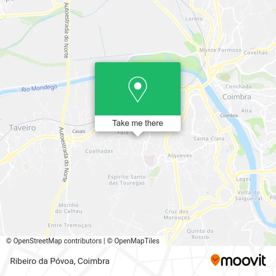 Ribeiro da Póvoa map