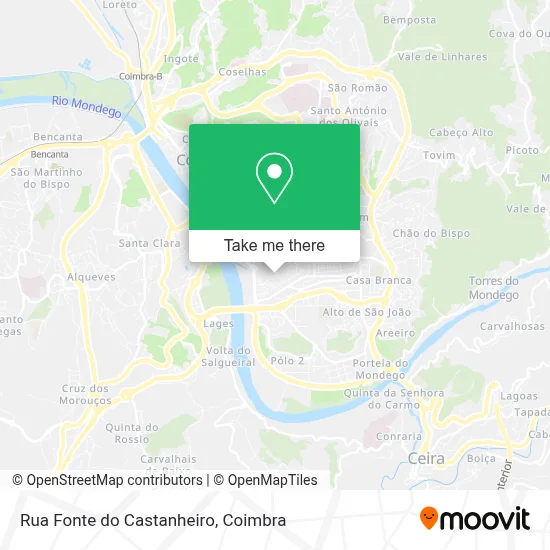 Rua Fonte do Castanheiro map
