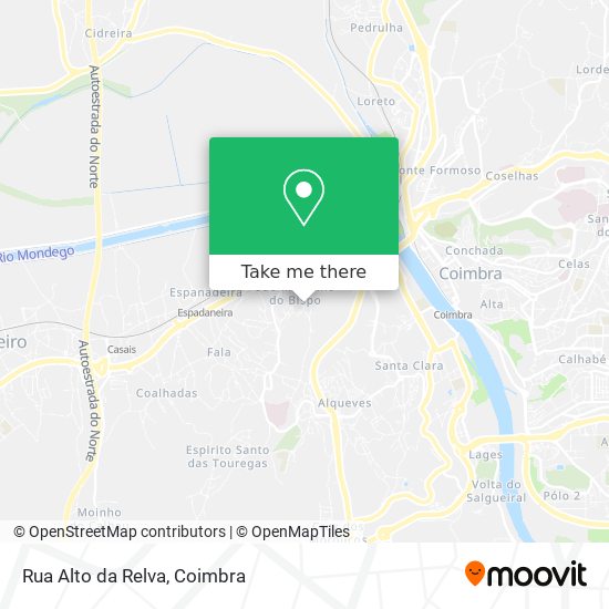 Rua Alto da Relva map