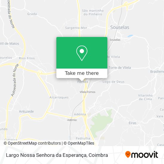 Largo Nossa Senhora da Esperança mapa