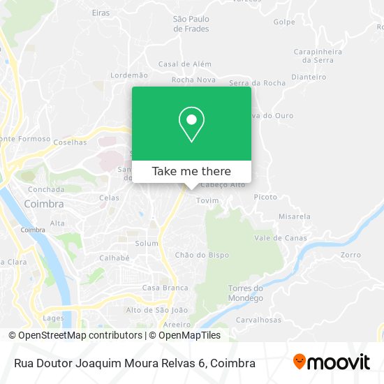 Rua Doutor Joaquim Moura Relvas 6 map