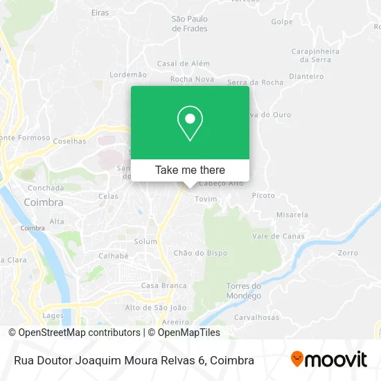 Rua Doutor Joaquim Moura Relvas 6 map